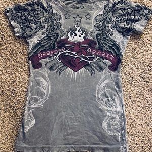 Sinful Tops - Sinful T-Shirt size small Sinful Tops - Sinful T-Shirt size small